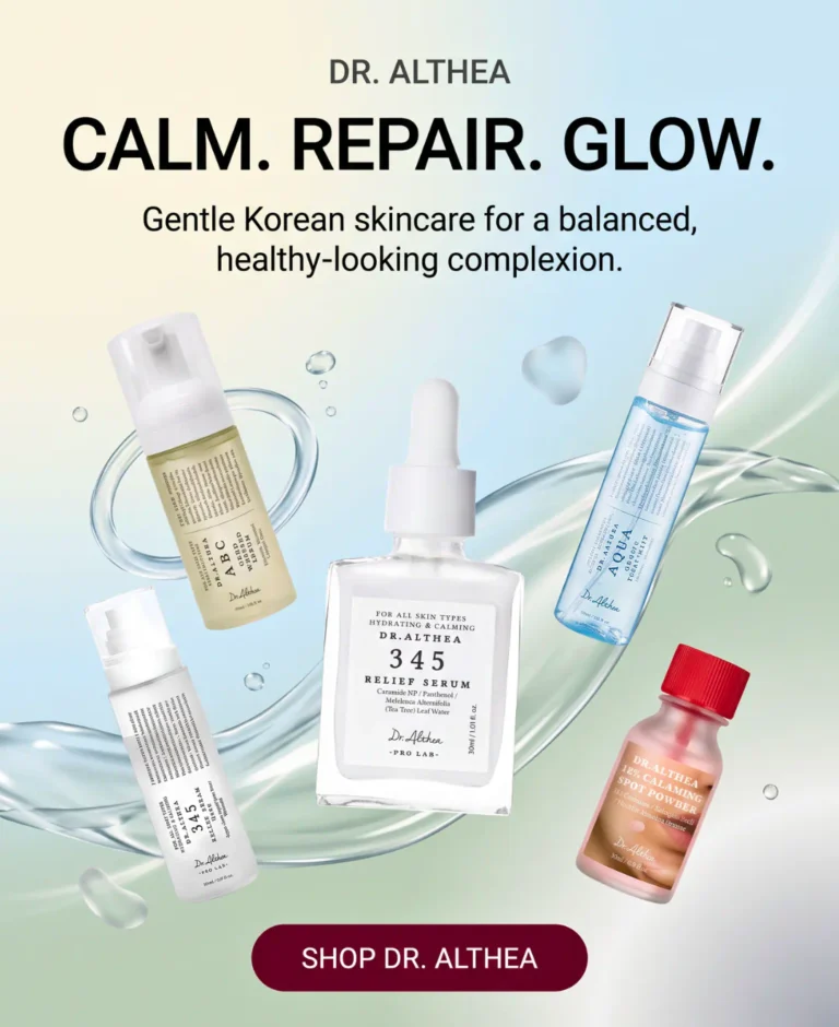 DR. ALTHEA Gentle Korean skincare for a balanced, healthy-looking complexion